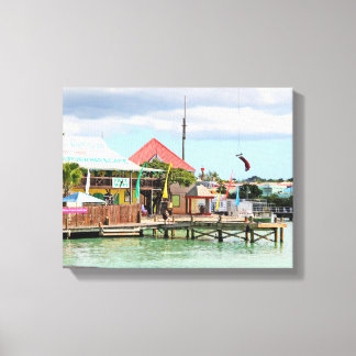 Antigua, eiland in het Caribisch gebied Canvas Afdruk