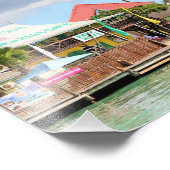 Antigua, eiland in het Caribisch gebied Foto Afdruk (Hoek)