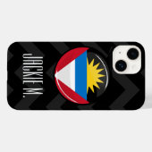 Antigua en Barbuda Case-Mate iPhone Case (Achterkant (horizontaal))