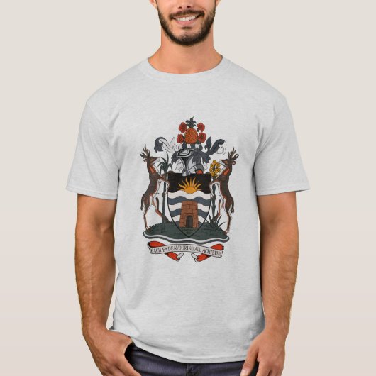 Antigua en Barbuda Coat of Arms T-shirt (Voorkant)