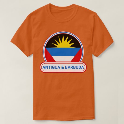 Antigua en Barbuda Country Badge Antigua en Barb T-shirt (Design voorkant)