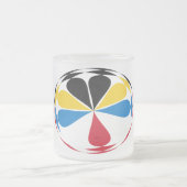 Antigua en Barbuda cup Matglas Koffiemok (Center)