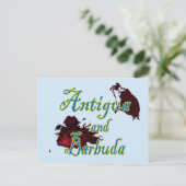 Antigua en Barbuda Feestdagenkaart (Staand voorkant)