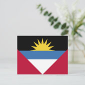 Antigua en Barbuda Flag Briefkaart (Staand voorkant)
