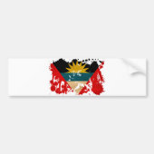 Antigua en Barbuda Flag Bumpersticker (Voorkant)