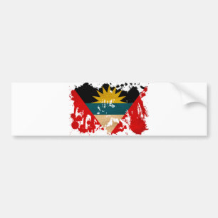 Antigua en Barbuda Flag Bumpersticker