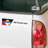 Antigua en Barbuda Flag Bumpersticker (Op Truck)