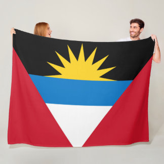 Antigua en Barbuda Flag Fleece Deken