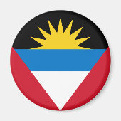 Antigua en Barbuda Flag Magneet (Voorkant)