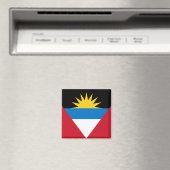 Antigua en Barbuda Flag Magneet (Insitu (Vaatwasser))