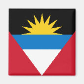 Antigua en Barbuda Flag Magneet (Voorkant)
