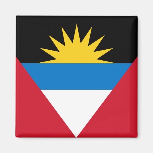 Antigua en Barbuda Flag Magneet (Voorkant)