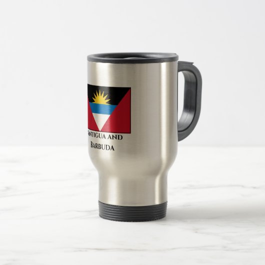 Antigua en Barbuda Flag Reisbeker (Voorkant rechts)