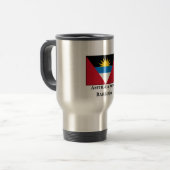 Antigua en Barbuda Flag Reisbeker (Voorkant links)
