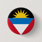 Antigua en Barbuda Flag Ronde Button 3,2 Cm (Voorkant)