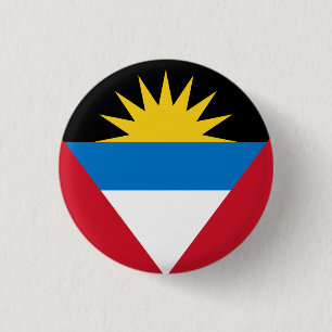 Antigua en Barbuda Flag Ronde Button 3,2 Cm