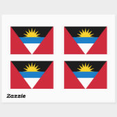 Antigua en Barbuda Flag Sticker (Vel)