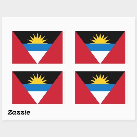 Antigua en Barbuda Flag Sticker (Vel)