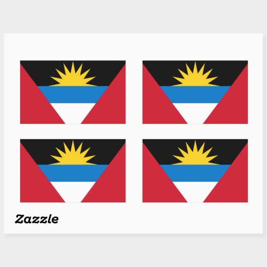 Antigua en Barbuda Flag Sticker (Vel)
