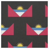 Antigua en Barbuda Flag Stof (Close Up)