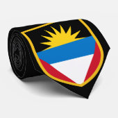 Antigua en Barbuda Flag Stropdas (Opgerold)