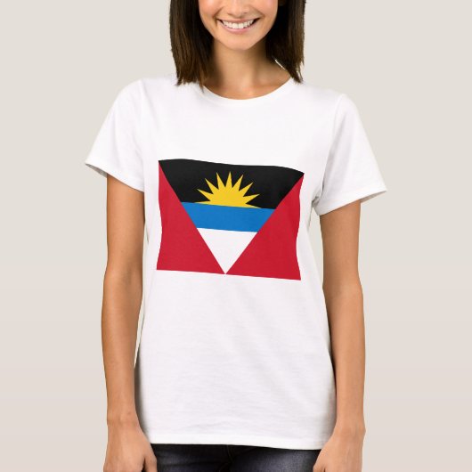 Antigua en Barbuda Flag T-shirt (Voorkant)