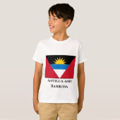 Antigua en Barbuda Flag T-shirt (Voorkant volledig)