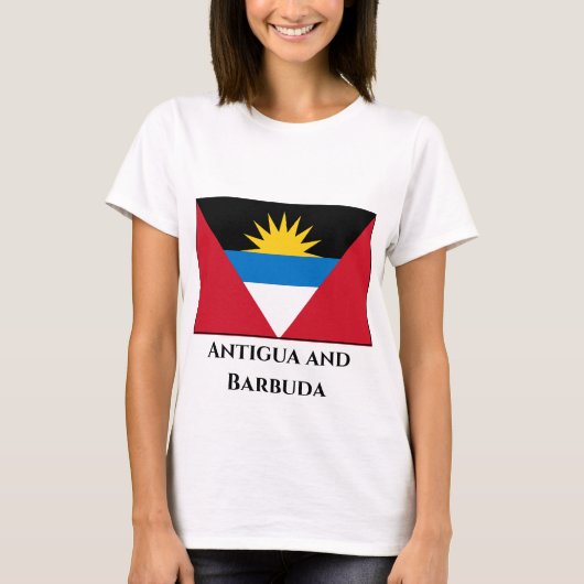 Antigua en Barbuda Flag T-shirt (Voorkant)