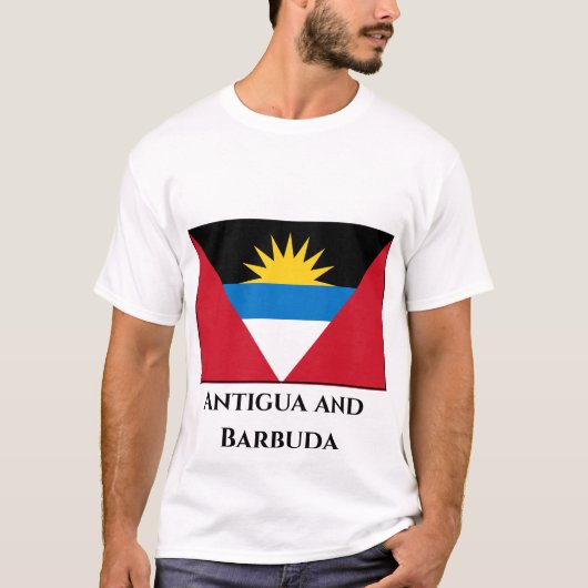 Antigua en Barbuda Flag T-shirt (Voorkant)
