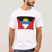 Antigua en Barbuda Flag T-Shirt, Patriotic