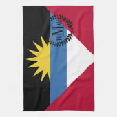 Antigua en Barbuda Flag Theedoek (Verticaal)
