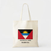 Antigua en Barbuda Flag Tote Bag (Voorkant)