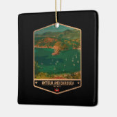 Antigua en Barbuda Keramisch Ornament (Links)