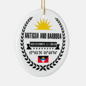 Antigua en Barbuda Keramisch Ornament (Rechts)