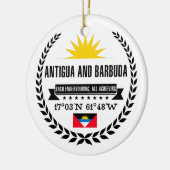 Antigua en Barbuda Keramisch Ornament (Links)