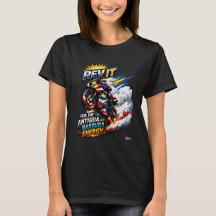 Antigua en Barbuda Klassieke Kleurrijke T-shirt