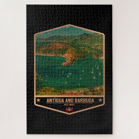 Antigua en Barbuda Legpuzzel (Verticaal)