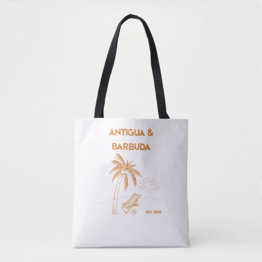 Antigua en Barbuda Luxe Schoudertas Tote Bag (Voorkant)