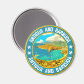 Antigua en Barbuda Magneet (Voorkant / Achterkant)