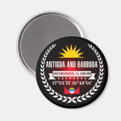Antigua en Barbuda Magneet (Voorkant / Achterkant)