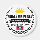 Antigua en Barbuda Magneet (Voorkant)