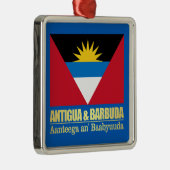 Antigua en Barbuda Metalen Ornament (Rechts)
