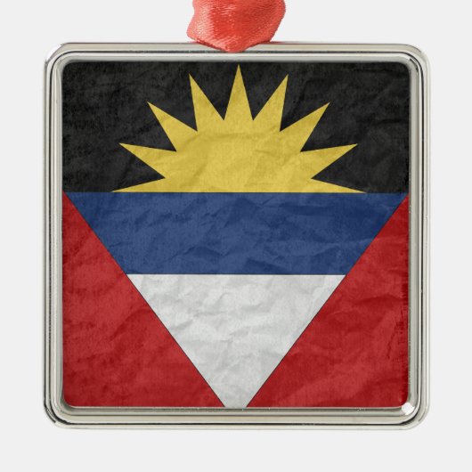Antigua en Barbuda Metalen Ornament (Voorkant)