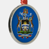 Antigua en Barbuda Metalen Ornament (Rechts)