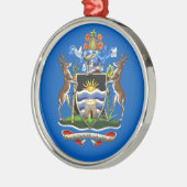 Antigua en Barbuda Metalen Ornament (Links)