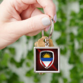 Antigua en Barbuda Mettalic Emblem Sleutelhanger (Hand)