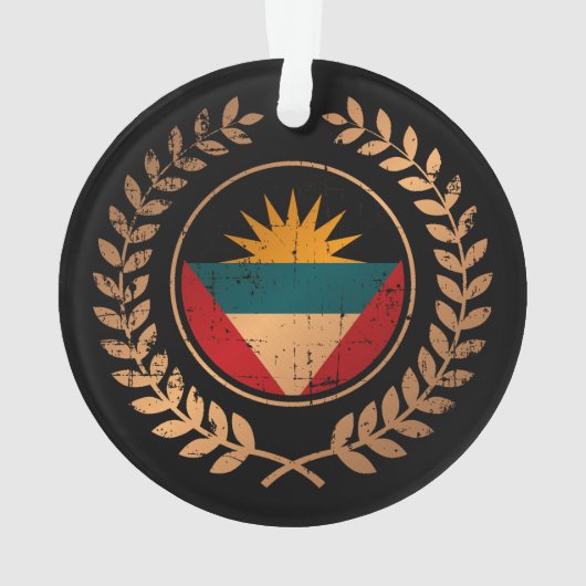 Antigua en Barbuda Ornament (achterkant)