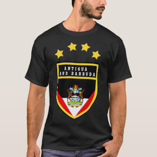 Antigua en Barbuda pocket wapen nationale p T-shirt