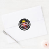 Antigua en Barbuda Ronde Sticker (Envelop)