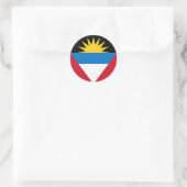antigua en barbuda ronde sticker (Tas)
